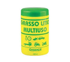GRASSO AL LITIO MULTIUSO LATTA DA 1 KG  GREENOIL