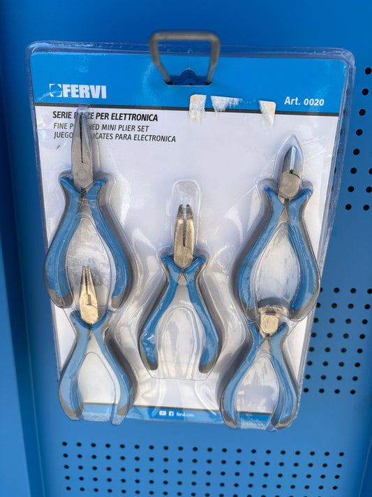 SET PINZE PER ELETTRONICA 5 PZ