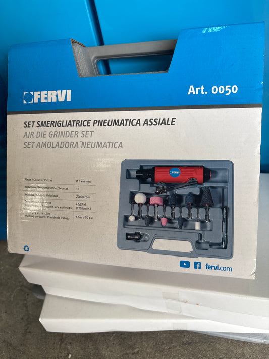 SET SMERIGLIATRICE PNEUMATICA ASSIALE CON MOLLETTINE