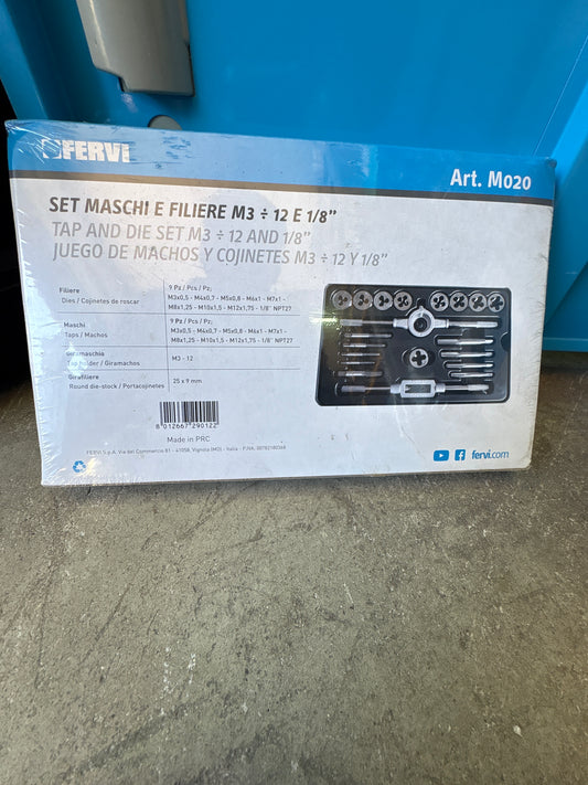 SET MASCHI , FILIERE M3-12 E 1/8